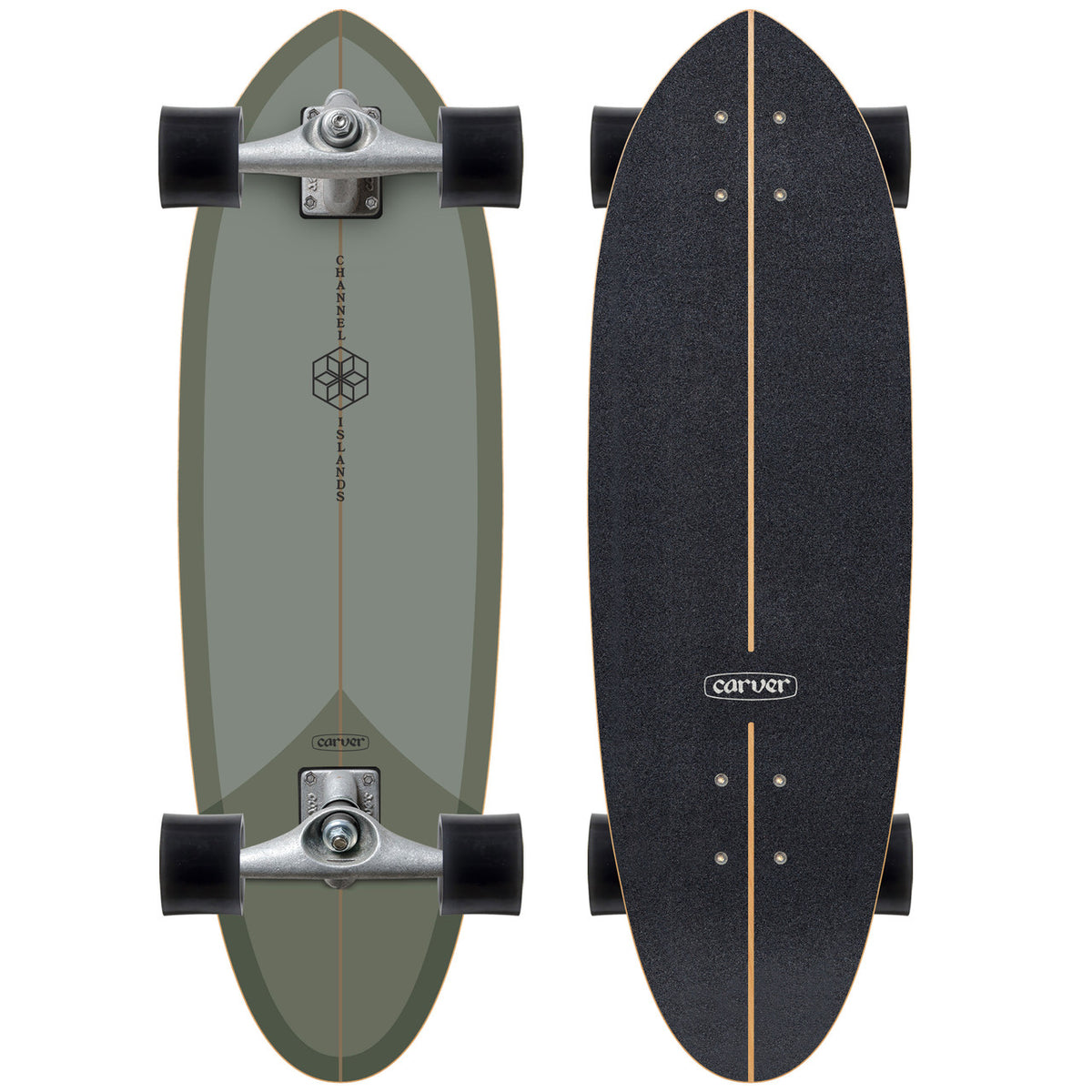 Carver x Channel Islands Mid Sage Surfskate 32.5