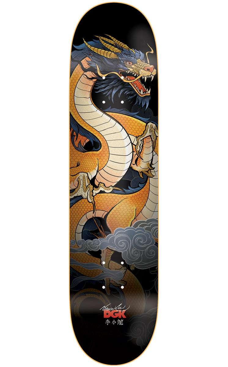 DGK x Bruce Lee Dragon Lee Lenticular Deck - 8.0