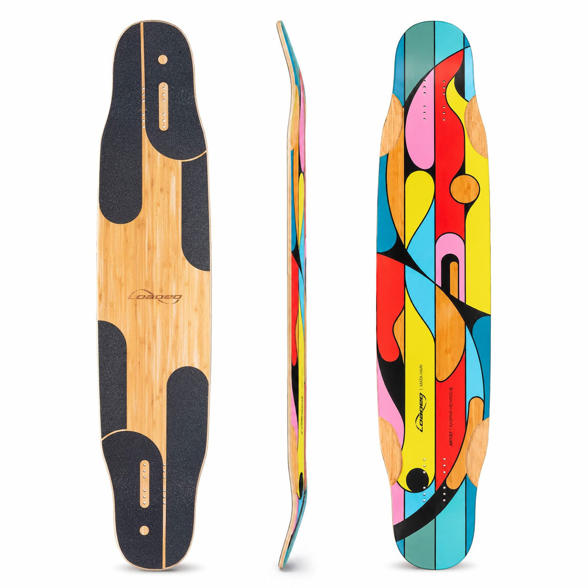 ロンスケ　ローデッド　マタハリ Loaded Mata Hari Artist Series Longboard Deck- Skates USA
