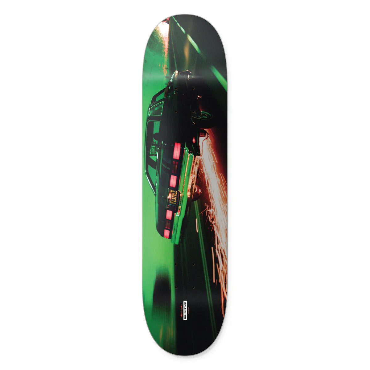 Primitive Scrape Skateboard Deck - 8.0″ Multicolor- Skates USA