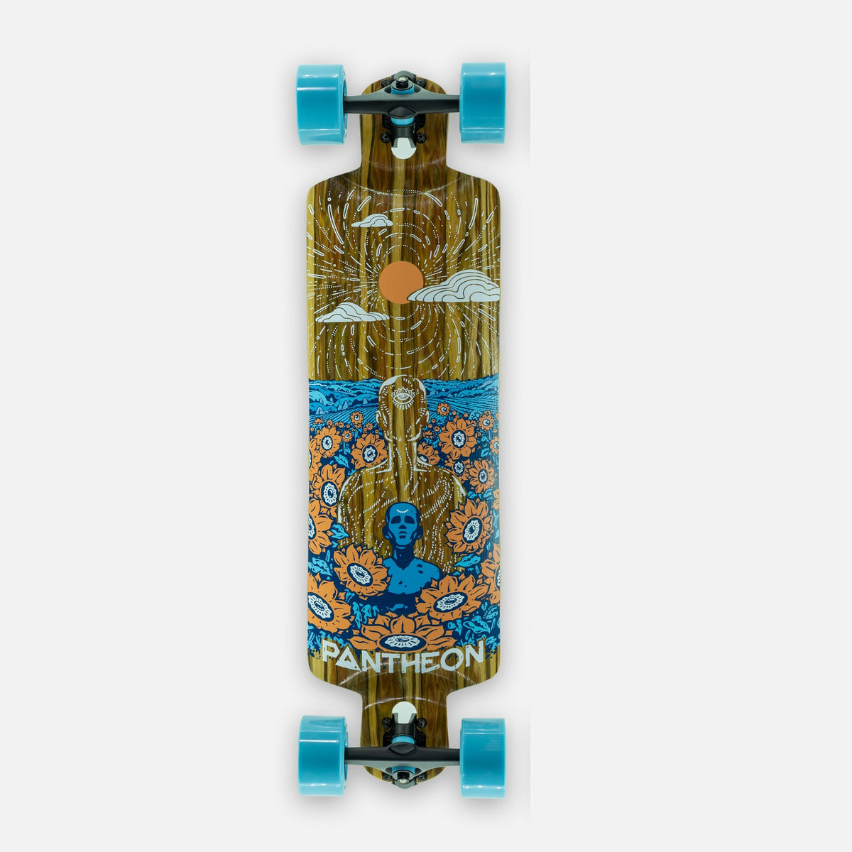 Pantheon Trip Fields Longboard Complete - 33.25