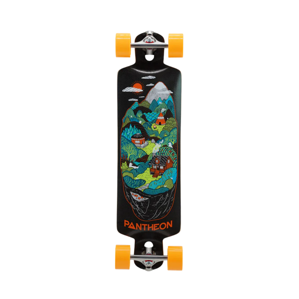 Pantheon CARBON Trip “Indian Hills” Longboard Complete - 33.25