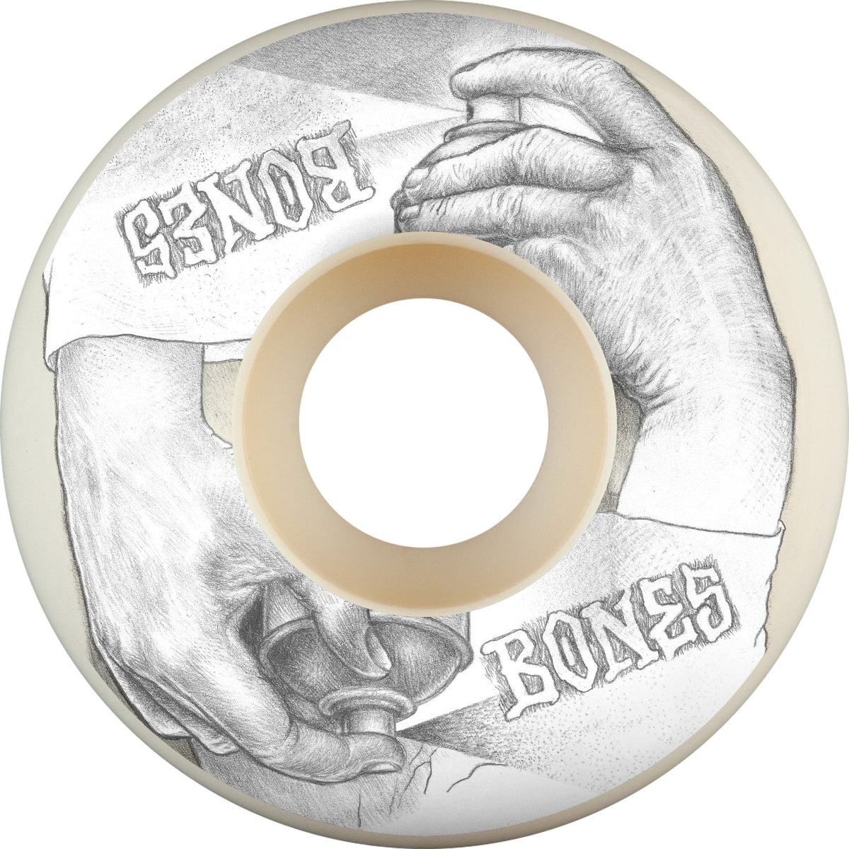スケートボード Bones X-FORMULA SPRAYING HANDS 52mm 97A Bones X-Formula Spraying Hands 52mm 97a Wheels- Skates USA