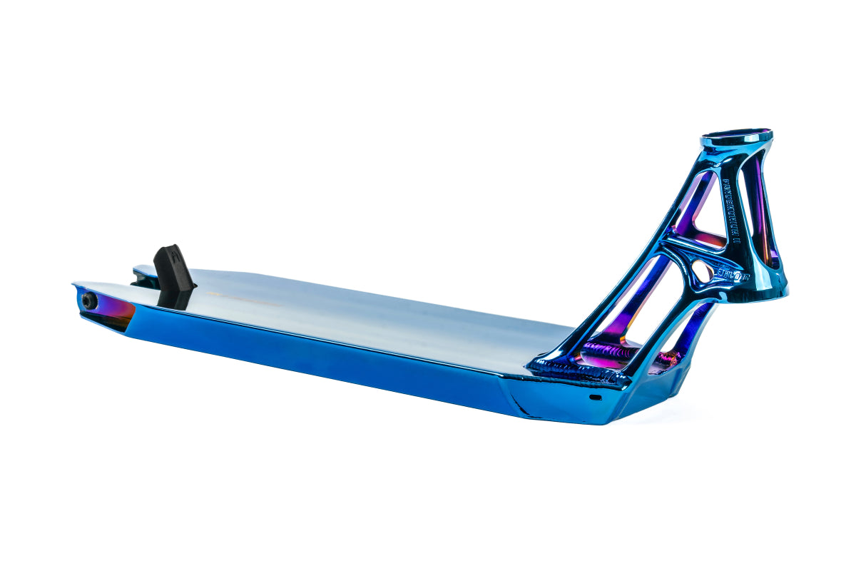 デッドペナルティ プロモ 2枚 Ethic DTC Pandemonium V2 Scooter Deck 21.3″ (540mm) - Chrome Blue