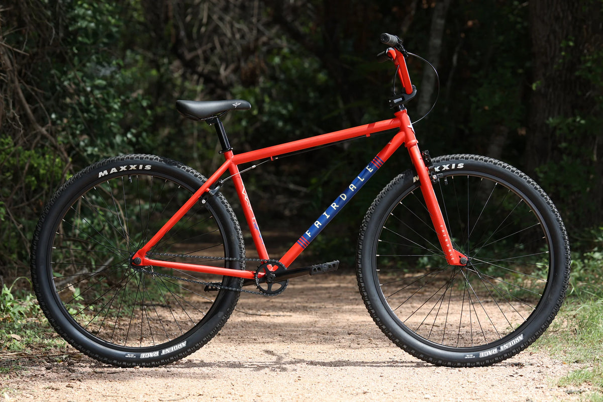 Fairdale Taj Complete Cruiser Bike Matte Fire Engine Red