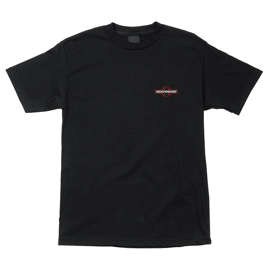 スケートボード Independent O.G.B.C. S/S Regular T-Shirt Independent O.G.B.C. Stamp Short Sleeve Mens T-Shirt - Black