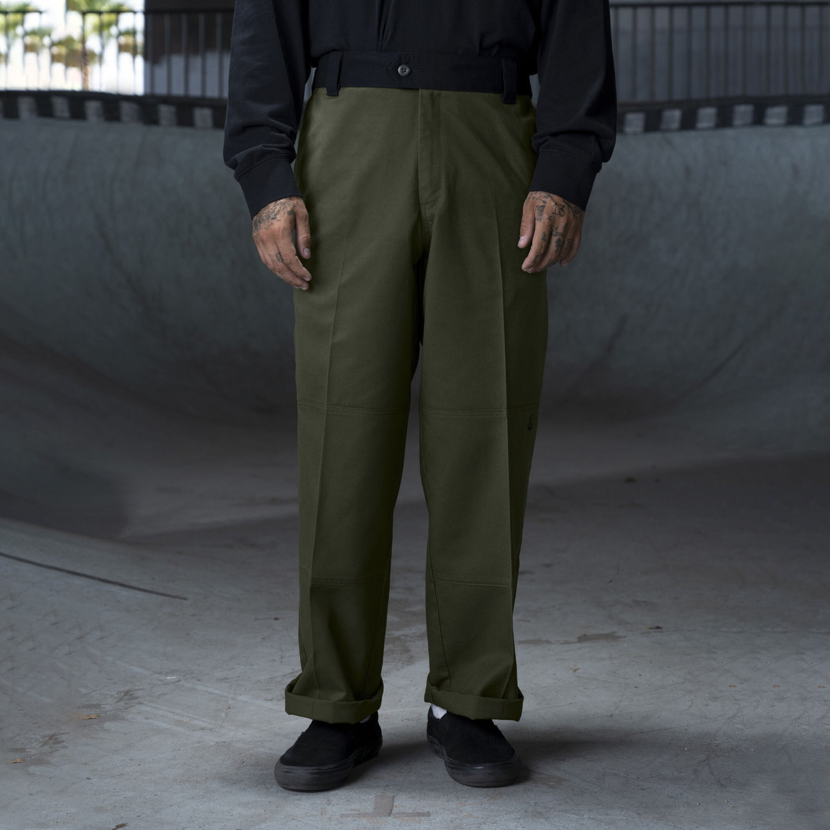 Dickies Ronnie Sandoval Double Knee Pants - Green- Skates USA