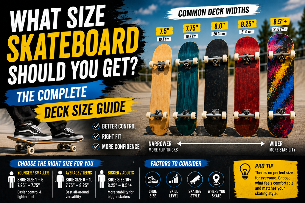 What Size Skateboard Should You Get? The Complete Deck Size Guide