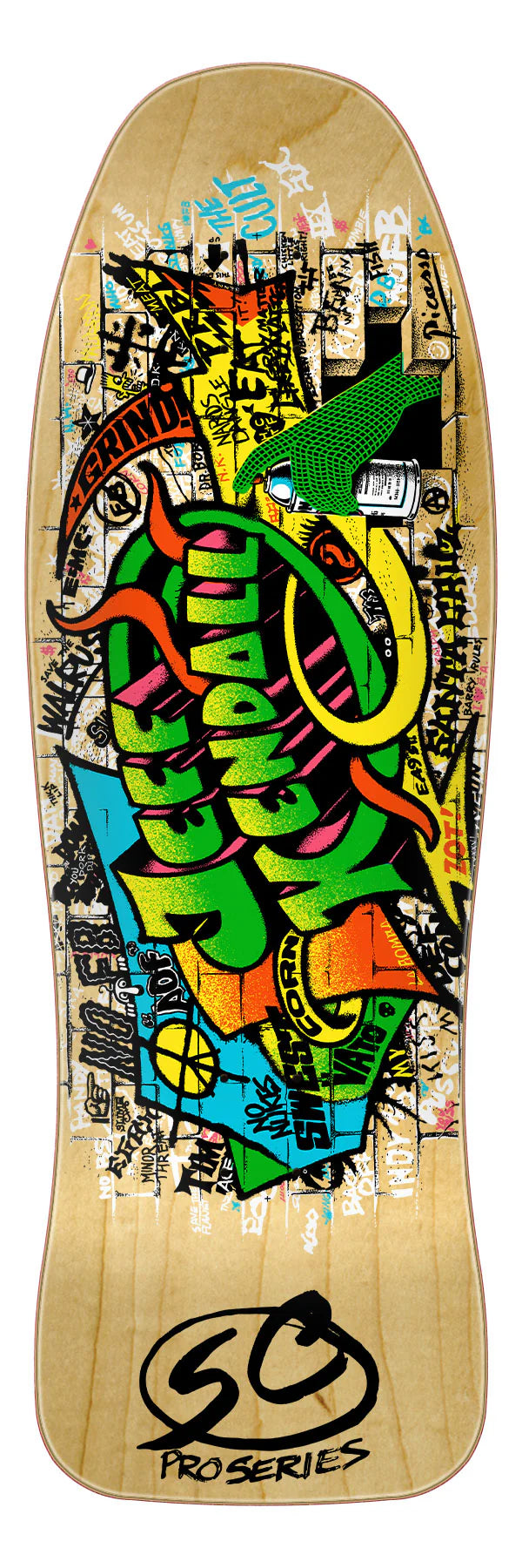 ア*郎様 新品未使用SantaCruz Jeff Kendall Reissue Santa Cruz Jeff Kendall Graffiti Reissue Skateboard Deck - 9.69