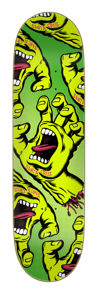 Santa Cruz Crowded Hand Skateboard Deck - 8.5