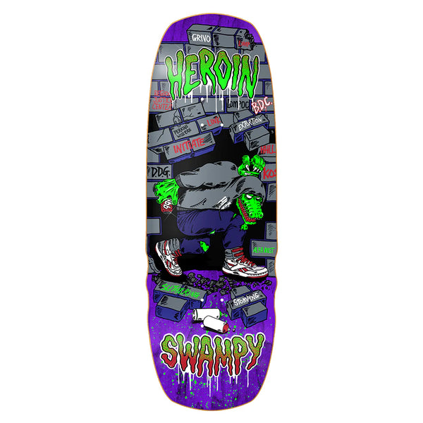 Heroin Swampy Stomp Deck - 10.5″- Skates USA