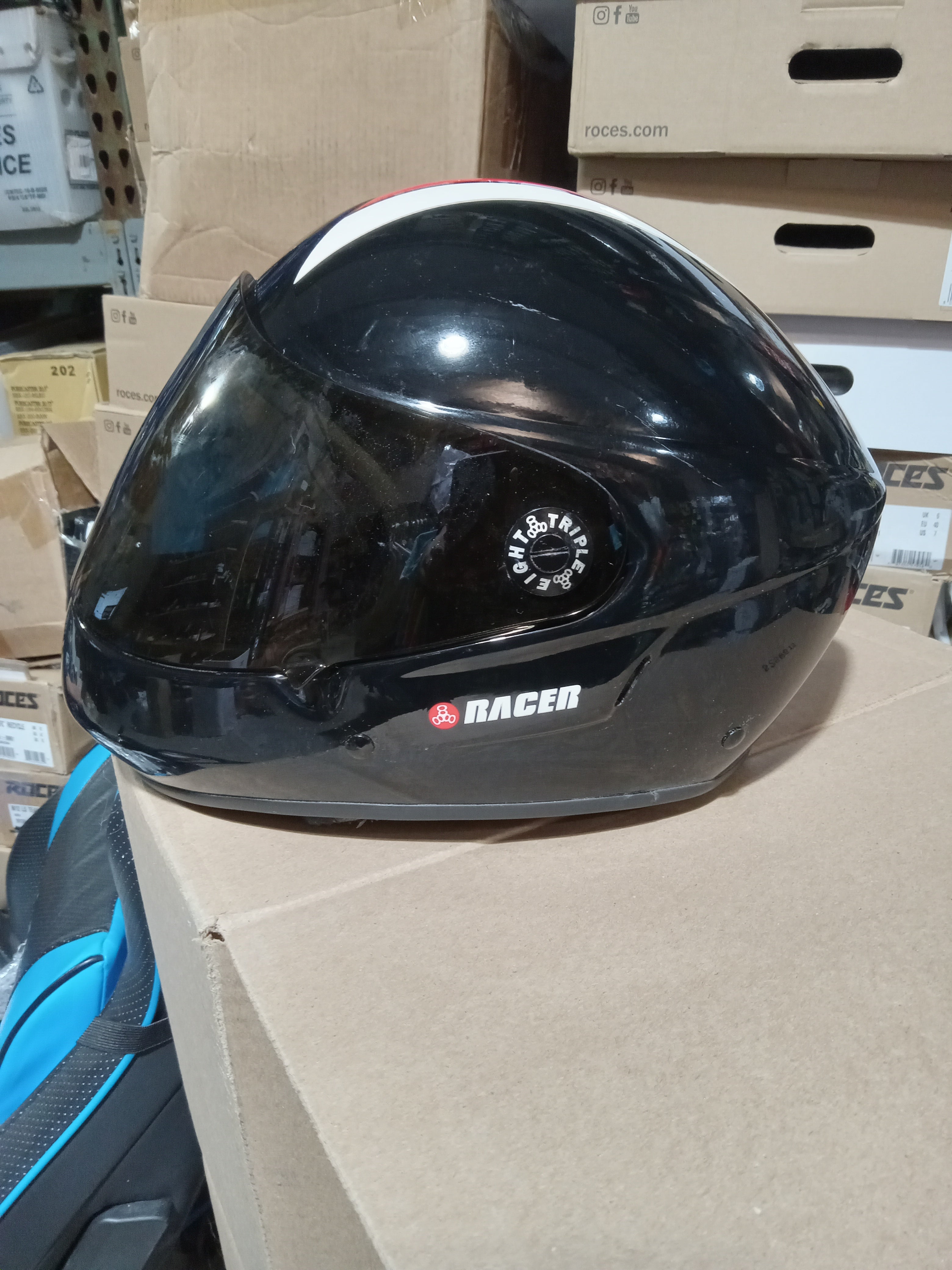 downhill longboard helmet v motorcycle Triple Eight Downhill Racer Full Face Helmet