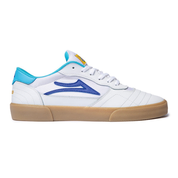 Lakai Shoes Cambridge - White Leather- Skates USA