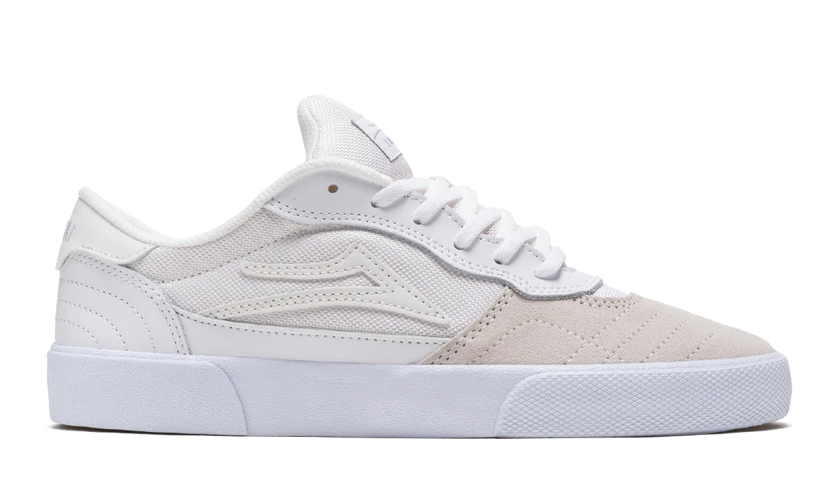 Chaussures De Skate Lakai Cambridge – Daim Blanc/réfléchissant – Taille 43 EU – Semelle DELUX-LITE Et PARA-MOUNT – Style Rétro Moderne