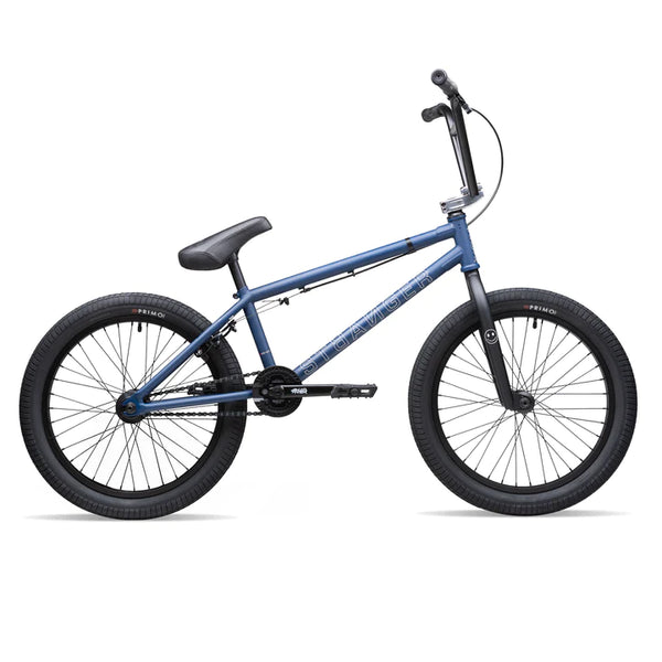 Stranger bmxフレーム20.75 Stranger Level 20.75″ Complete BMX Bike RHD Cassette - Matt Navy