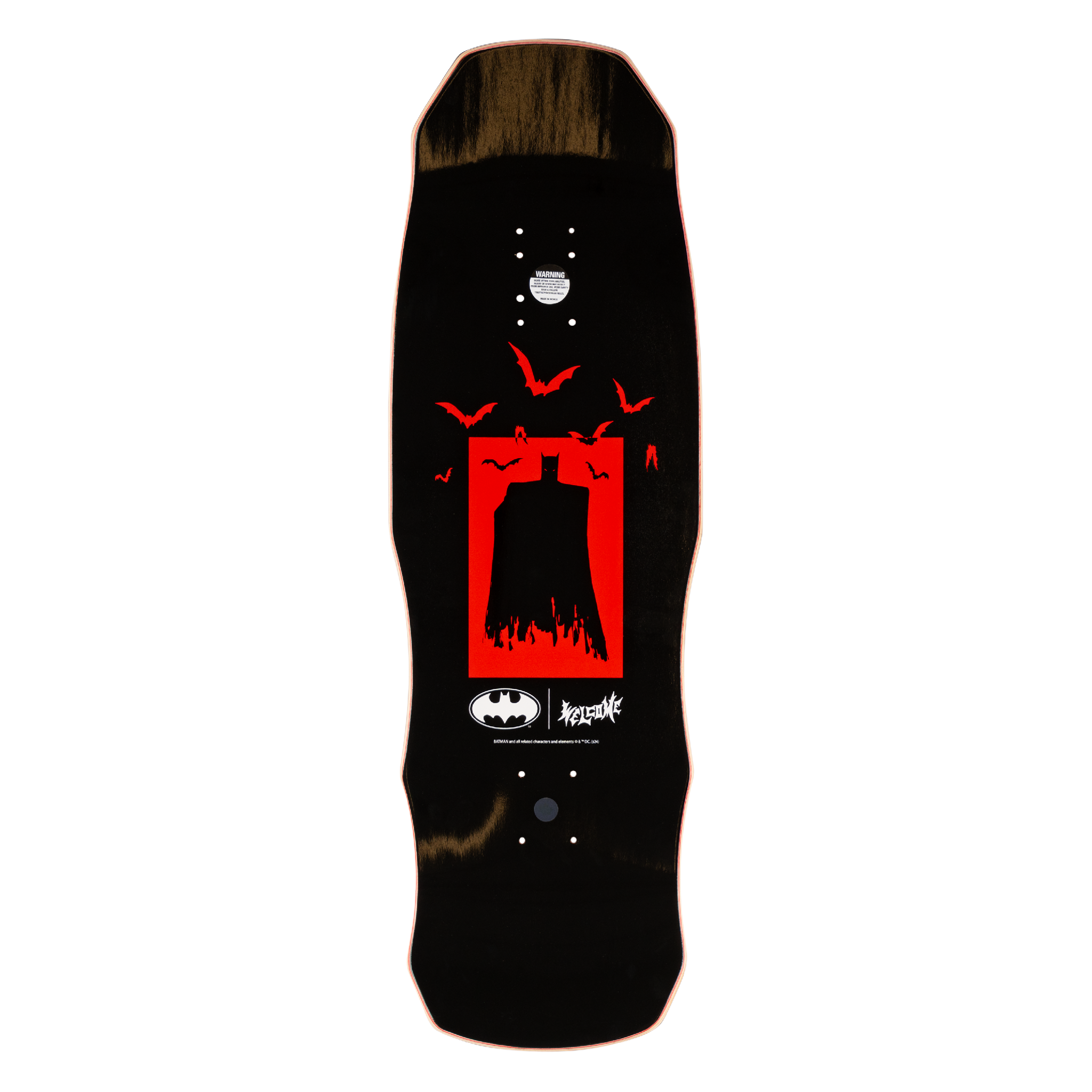 Welcome x Batman Talons on Dark Lord Deck - 9.75″ Red/Black Dip Welcome x Batman Talons on Dark Lord Deck - 9.75″ Red/Black Dip