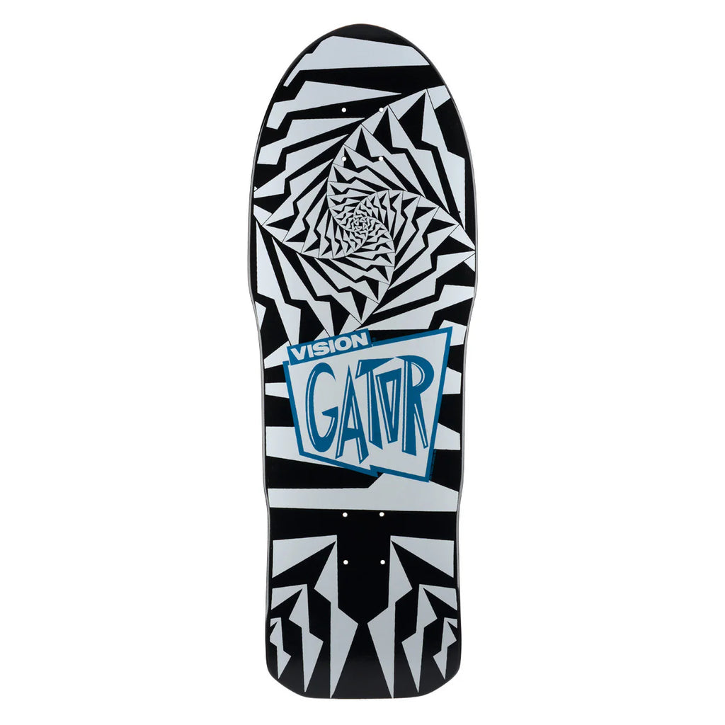 Vision Gator II Skateboard Deck - 10.25″ Black/White Vision Gator II Skateboard Deck - 10.25″ Black/White