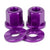 Shadow Conspiracy Featherweight Alloy Axle Nuts 3/8" - Purple - Skates USA