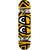 Krooked Bigger Eyes Mid Skateboard Complete 7.3" - Yellow