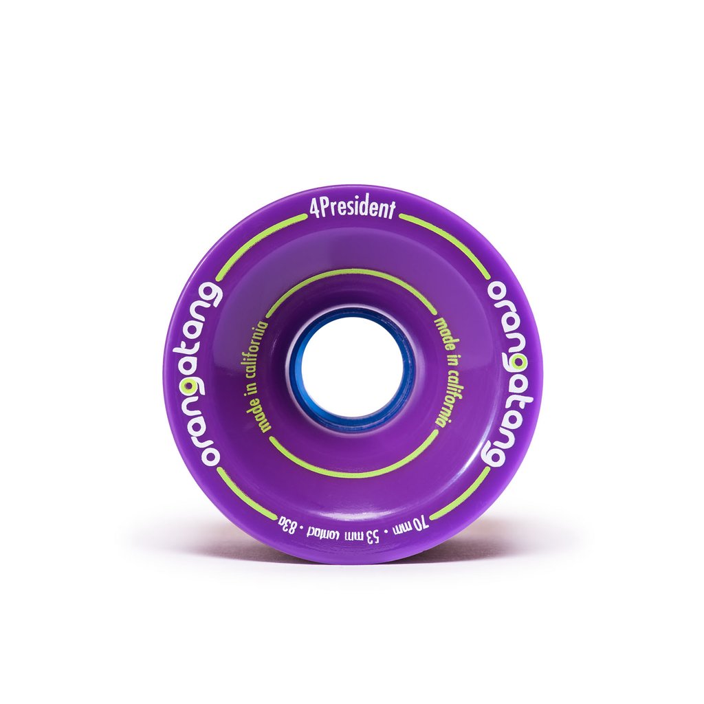 Orangatang 4President 70mm 83a Longboard Wheels - Purple