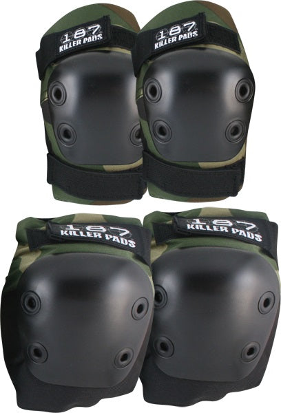 187 protective gear 187 Killer Pads Combo Pack Camo Knee & Elbow Pad Set