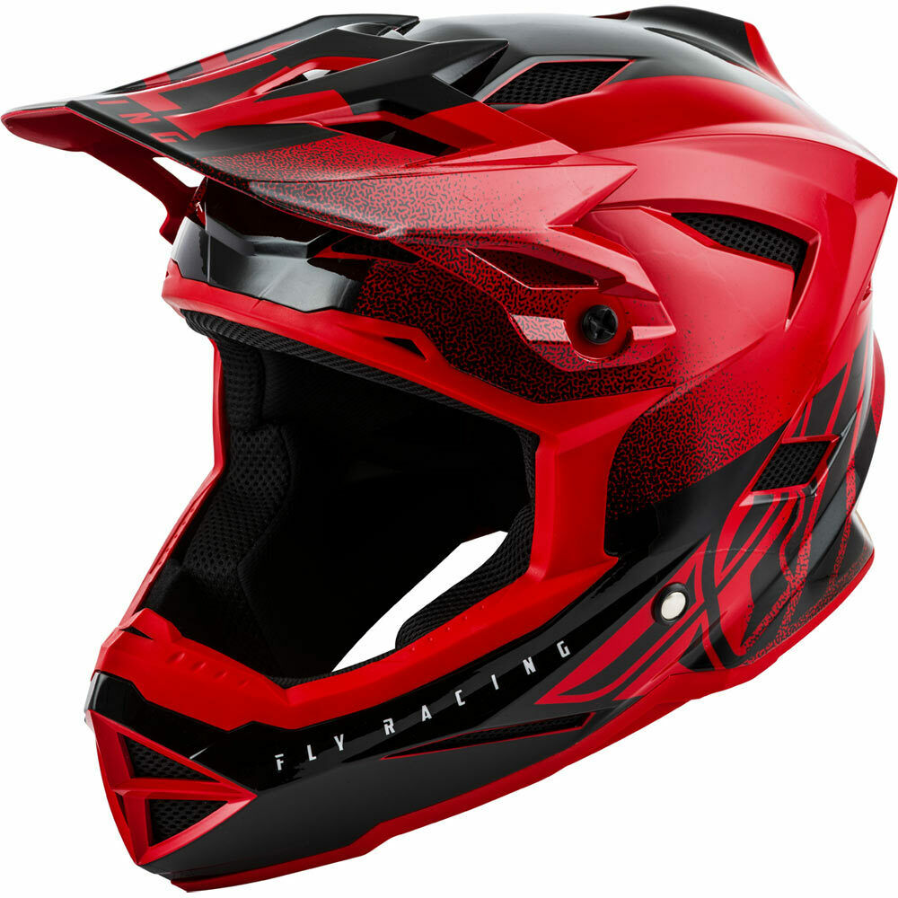Fly Racing Default Youth Helmet (Medium, Red/Black) Fly Racing Default Youth Helmet (Medium, Red/Black)