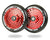 Root Industries 110mm HoneyCore Wheels - Black/Red (Pair) - Skates USA