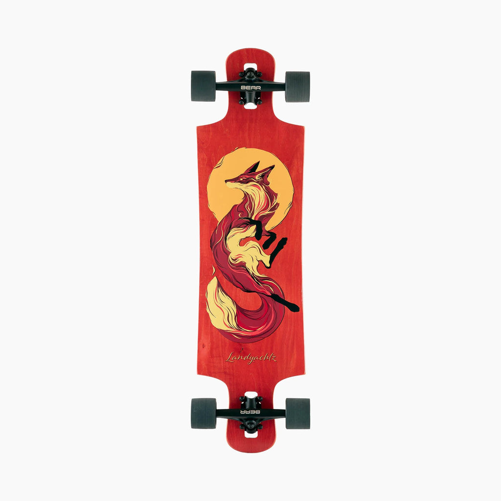 Landyachtz Drop Hammer Sun Fox Longboard Complete- Skates USA
