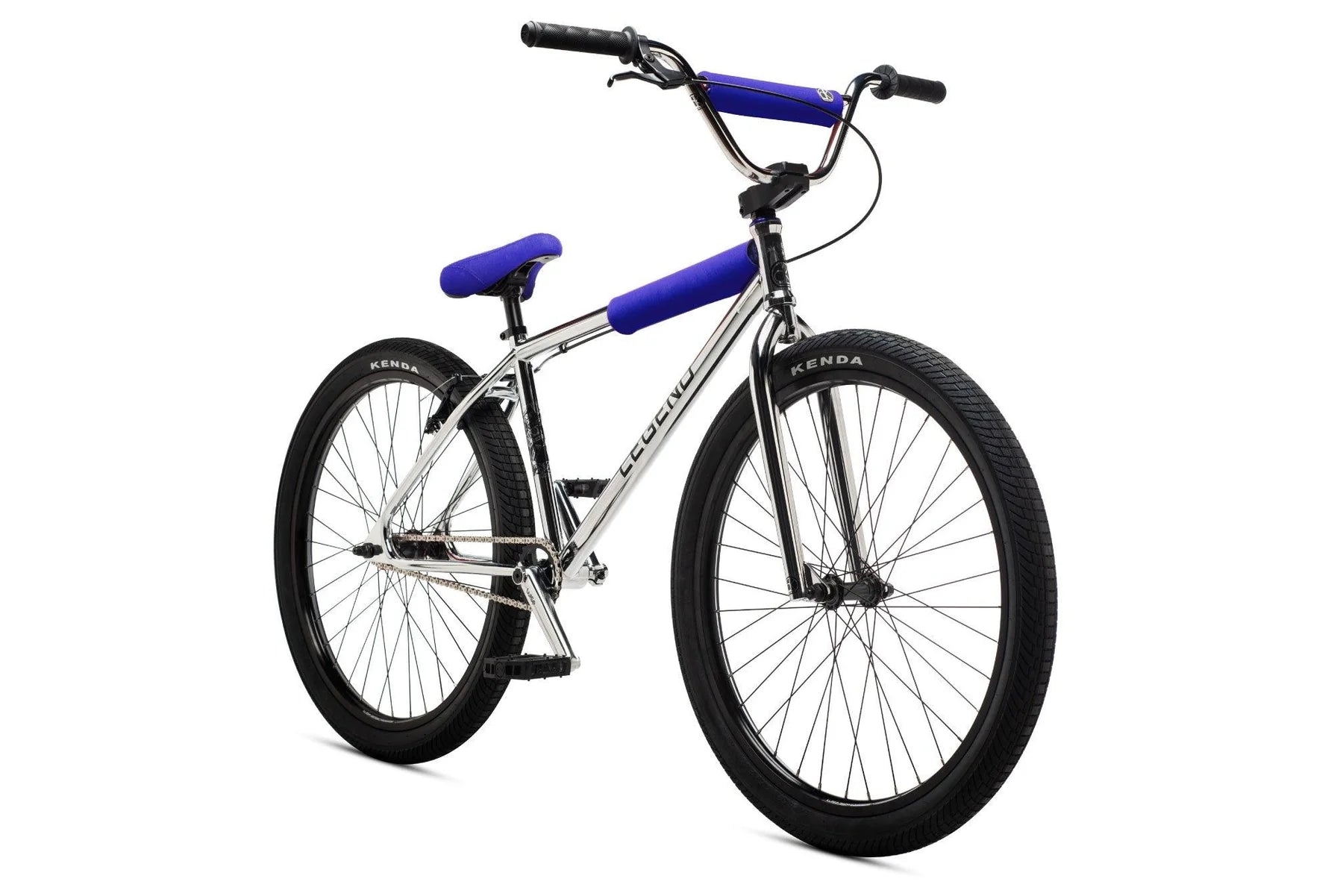 Blue chrome discount bmx bike