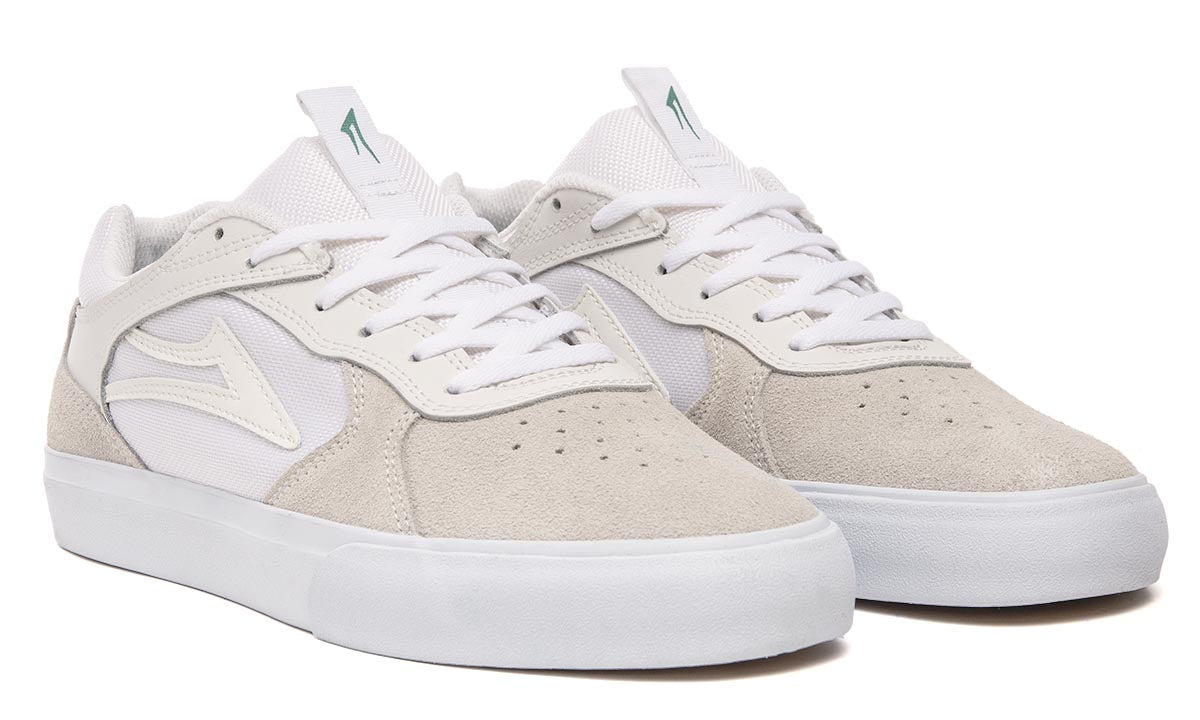 Lakai Shoes Proto Vulc White Suede- Skates USA