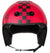 S1 Retro Lifer Helmet - Red Gloss/Checkers
