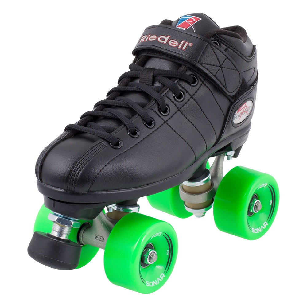 Riedell R3 Outdoor Quad Patines De Ruedas Medianos - Negro
