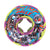 Slime Balls Astros Speed Balls Wheels 54mm 99a - Purple/Yellow Swirl (Set of 4)