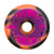Slime Balls Splat Vomits Wheels 60mm 97a - Black/Orange Swirl (Set of 4) - Skates USA