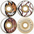 Spitfire Wheels X Quartersnacks F4 Quarter Classic 53mm 99a - Brown (Set of 4) - Skates USA