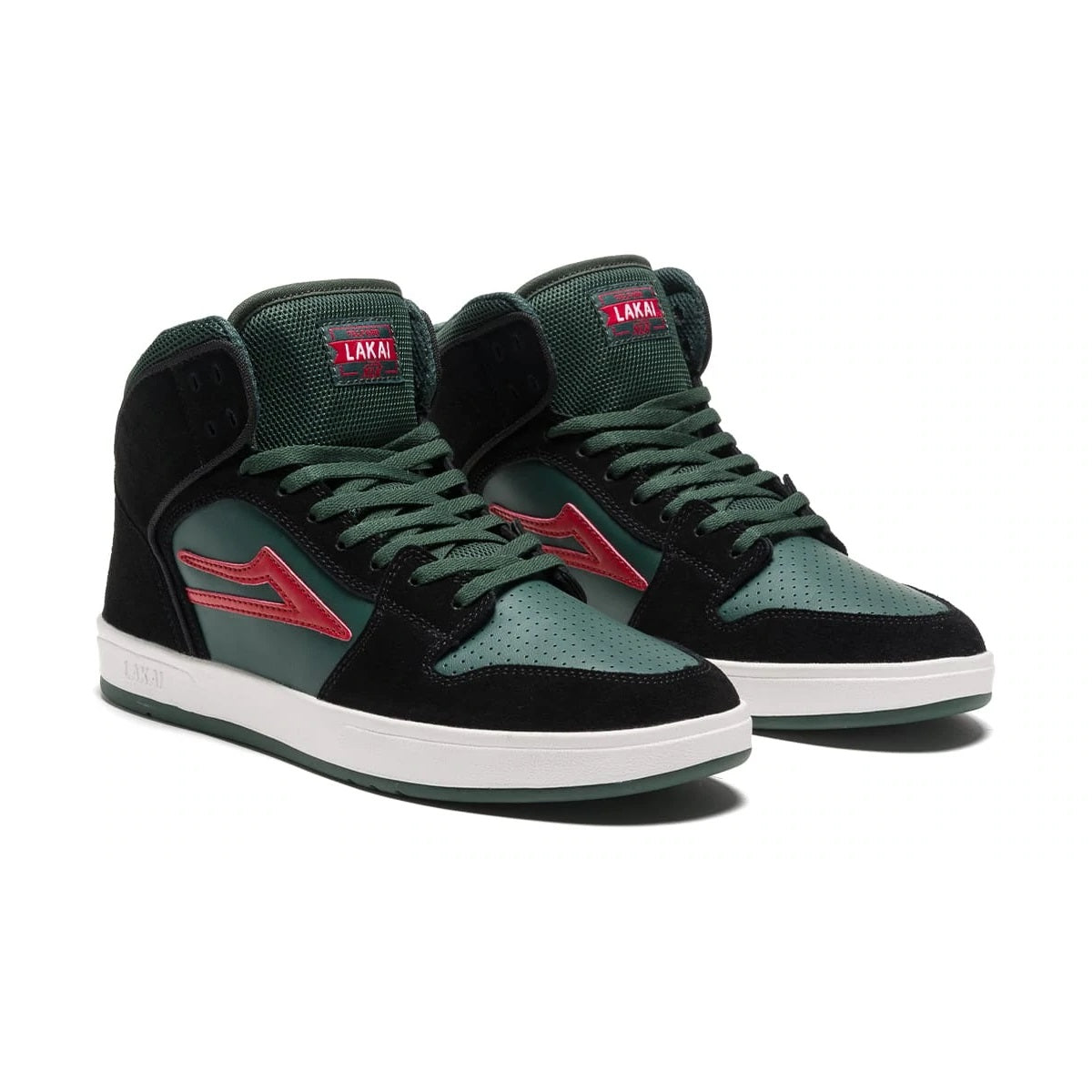 Lakai Shoes Telford - Black/Pine Suede- Skates USA