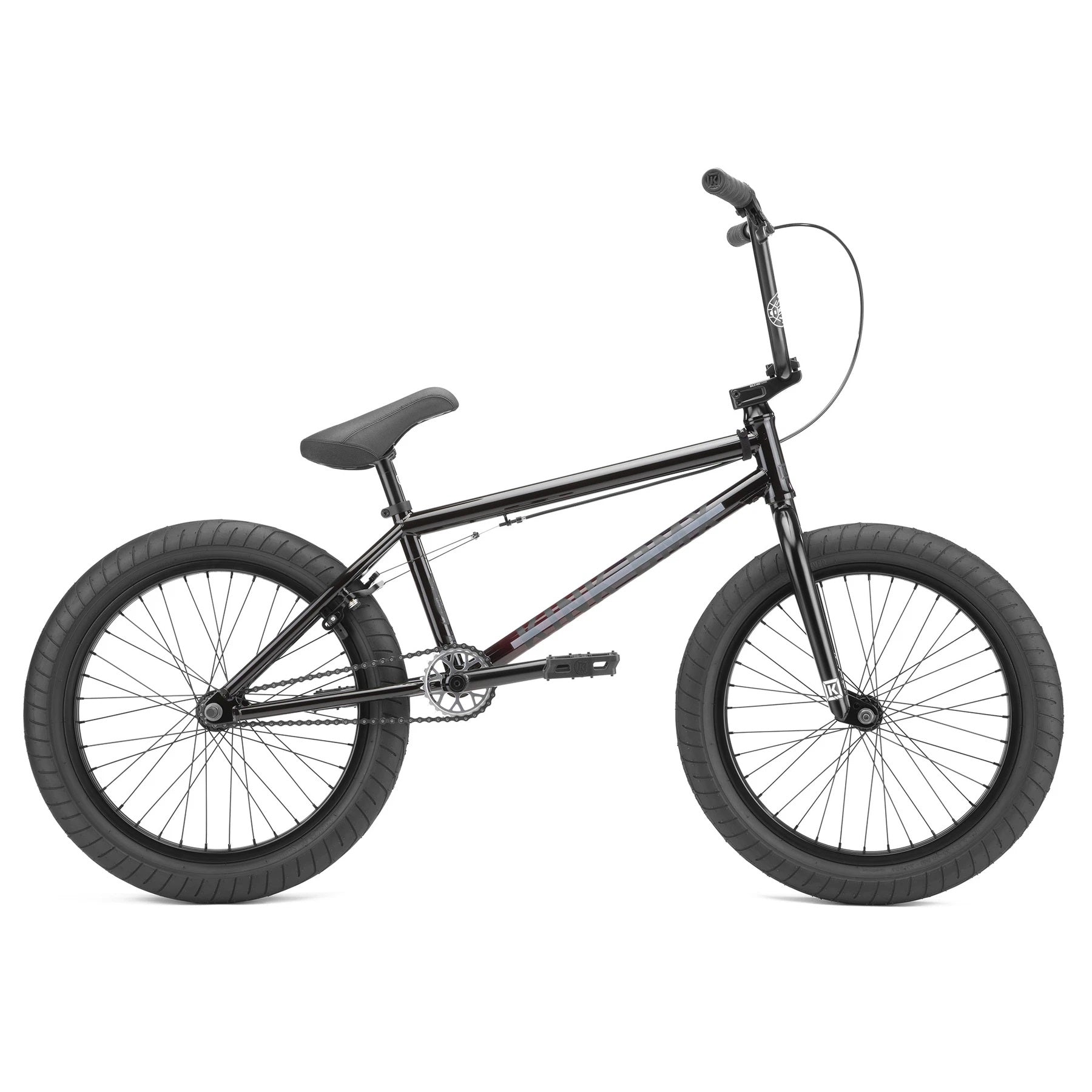 Kink 2022 Whip Complete BMX Bike - Gloss Black Fade- Skates USA