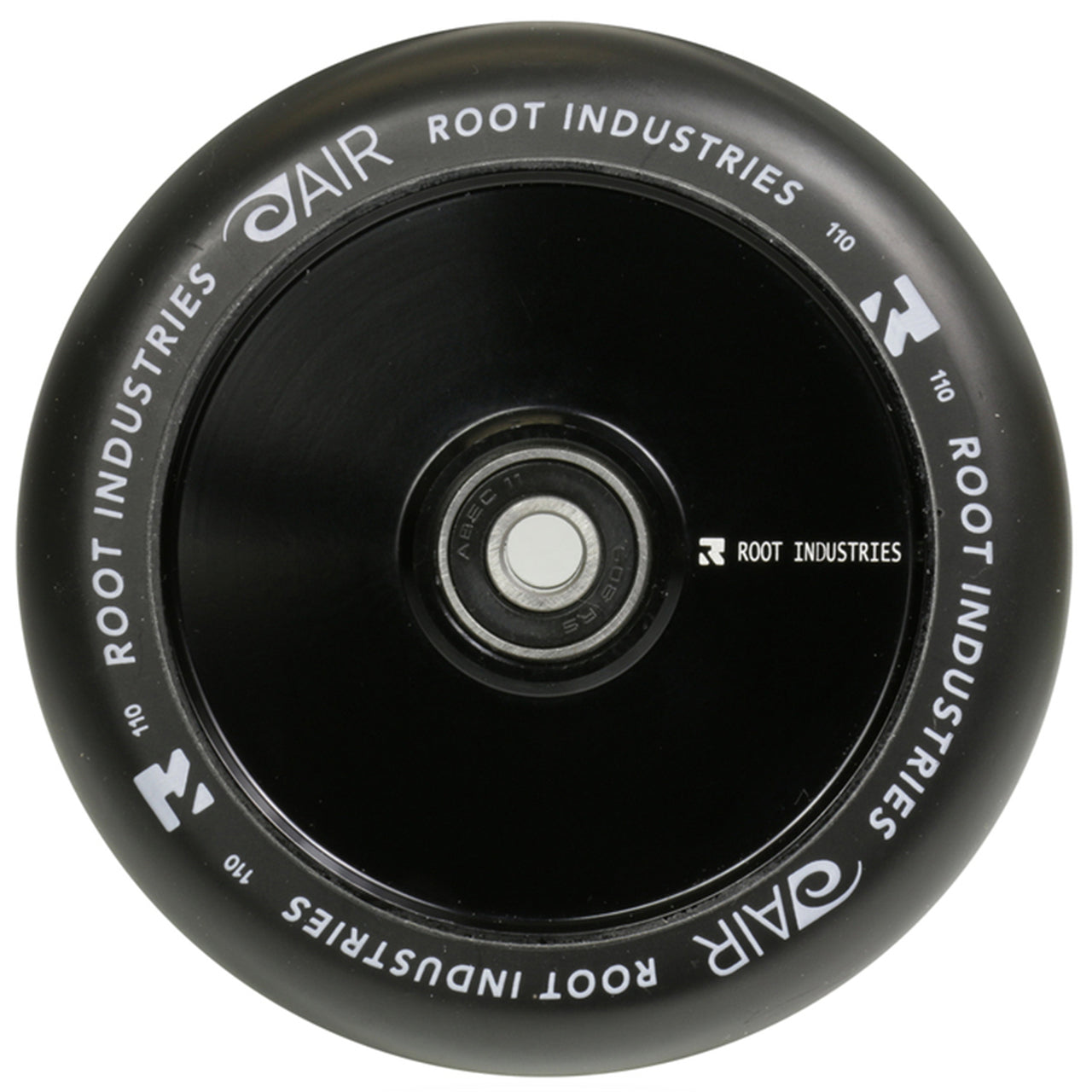 Root Industries 110mm Wheels, Black/Green Jungle Swirl main image 1
