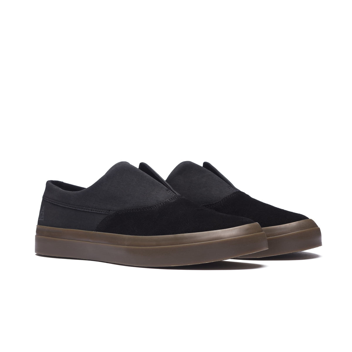 Huf Shoes Dylan Slip On - Black/Dark Gum