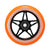 Envy S3 Scooter Wheel 110mm - Black/Orange (Pair)