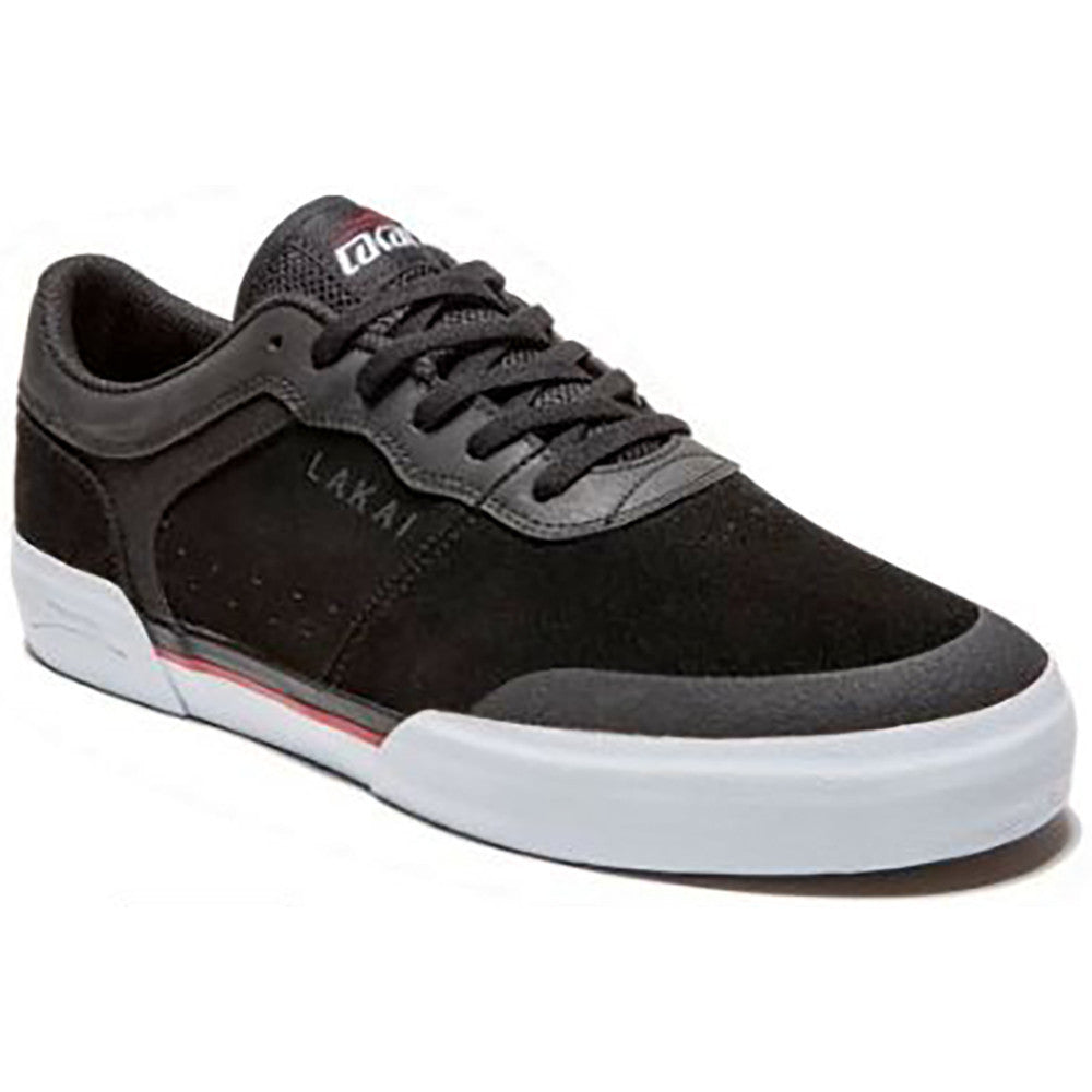 Lakai Shoes Staple - Black Suede- Skates USA