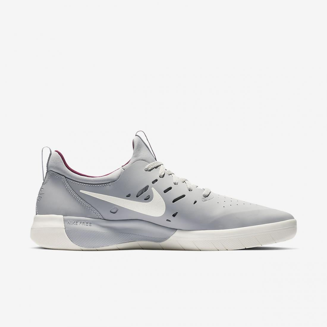 Nike Shoes SB Nyjah Free Atmosphere Grey/Pale Ivory