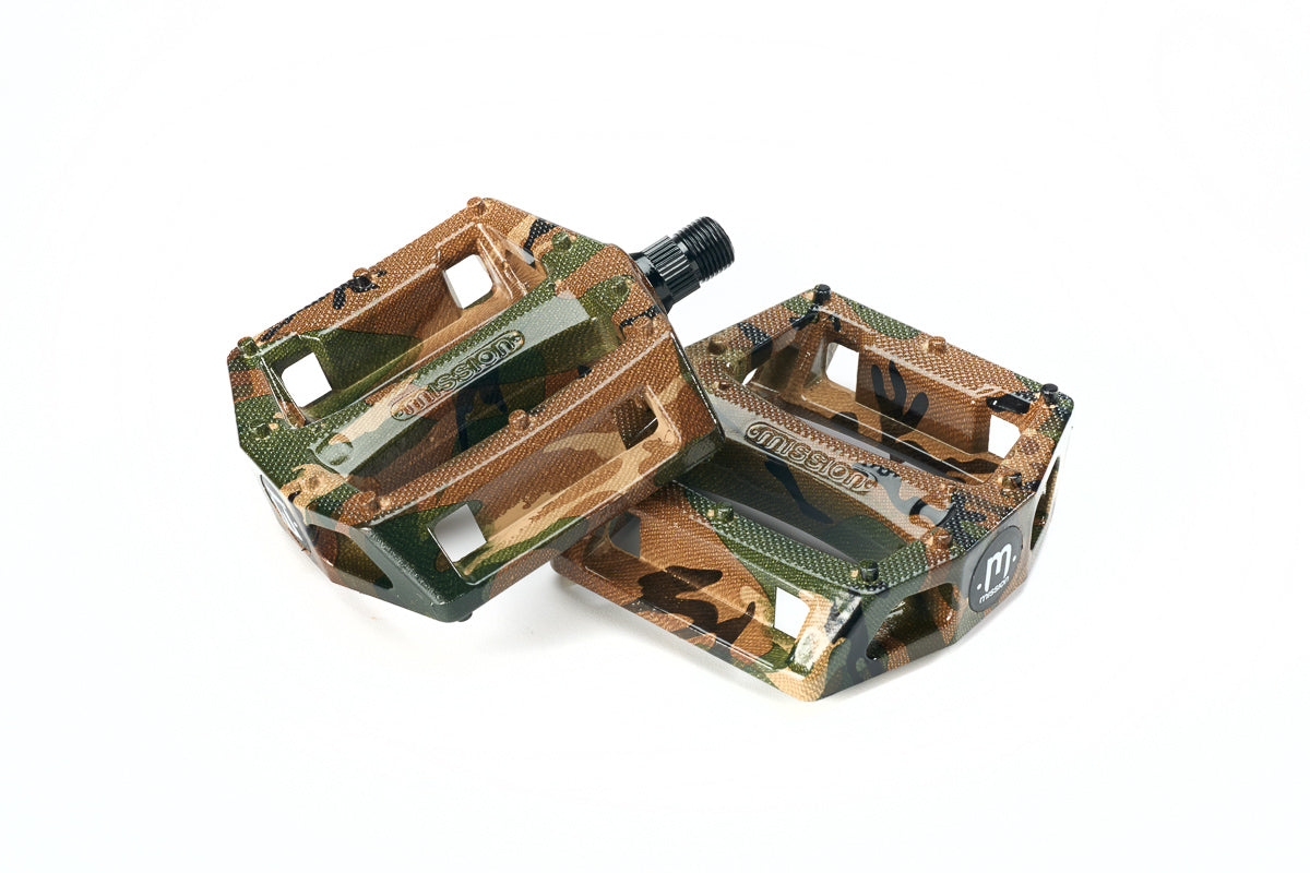camoflange pedal Mission BMX Impulse PC Pedals