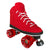 Atom Jackson Diva Sport Viper Nylon Quad Roller Skate - Red
